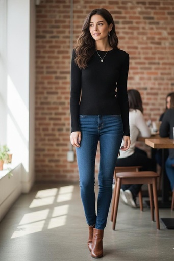 ACTIVE BLUSA NEGRO ZZSW12227