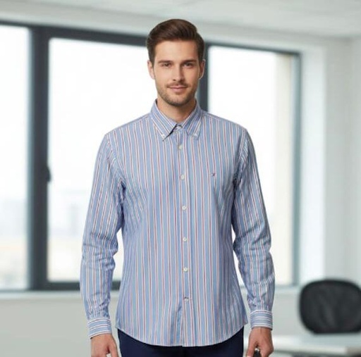 [011528118399] 78D9359-423/AZUL CLARO-RAYAS