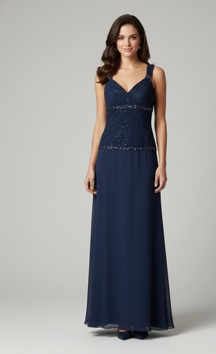 [054416950] NITELINE VESTIDO MUJER AZUL MARINO