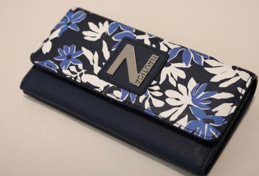 [077979761393A] NAUTICA MONEDERO AZUL M. FLORES