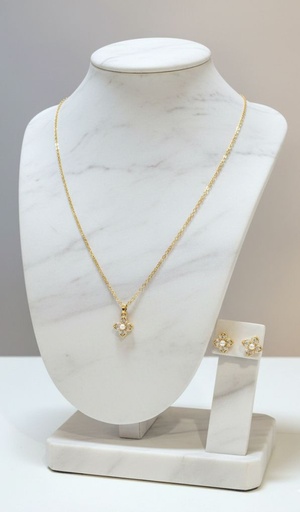 [SET013] SET CADENA-ARETES DRD-FLRS PEQUEÑO