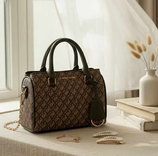 [192815129745] ANNE KLEIN CARTERA VERDE O.BEIGE