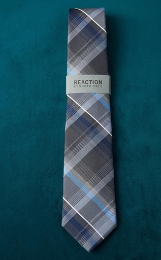[REACTIONE] KENNETH COLE CORBATA CUADRIC.AZUL