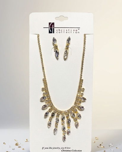 [S20923D] CHRISTINA ARETES-COLLAR DRD GOTAS