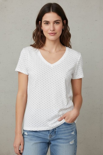 GAP CAMIETA BLANCO PUNTS BLC.MUJER 774398B