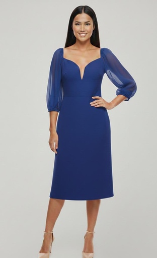 [871DAE] FIND ME VESTIDO MUJER AZUL ELECTRICO 871DAE
