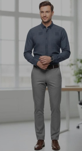 [4021415829099] 50282673/CAMISA AZUL OSCURO