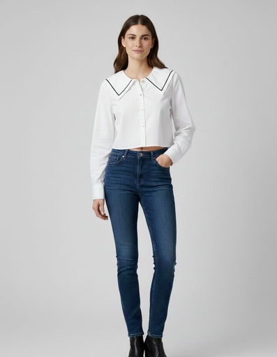 LINZY BLUSA BLANCO-NEGRO T5719