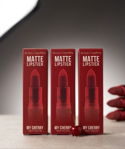 [603149299177] BEAUTY MATTE LIPSTICK MY CHERRY LS06