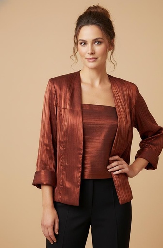 BLUSA+CENTRO OCRE BRILLANTE 52243