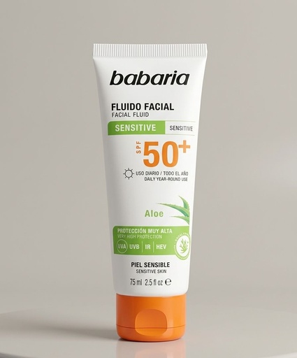 [8410412490054] BABARIA FLUIDO FACIL 50+ SOLAR 75ml