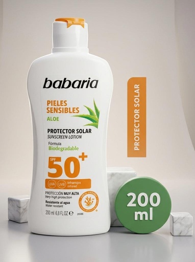 [8410412000505] BABARIA PROTECTOR SOLAR ALOE 50+