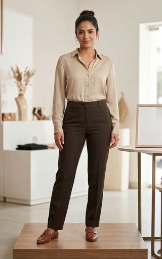 [2699C] FOCUS 2000 PANTALON FORMAL CAFE 2699C