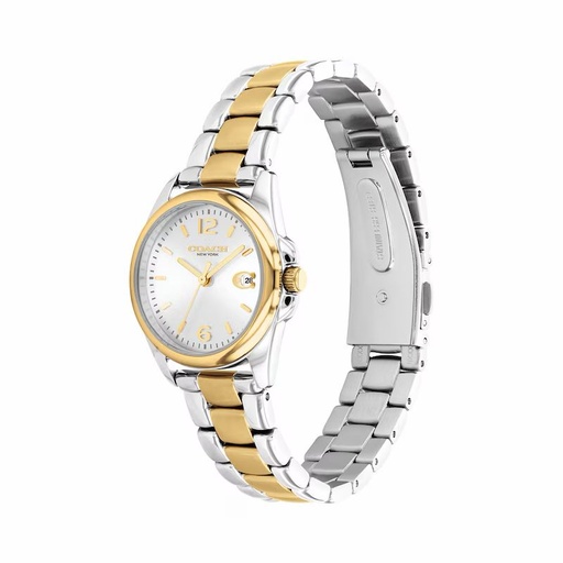 [14503909] COACH RELOJ PLATEADO-DRD REDONDO 14503909