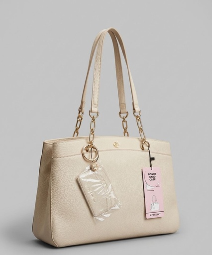 [709752255453] NANETTE LEPORE CARTERA CREMA GRANDE