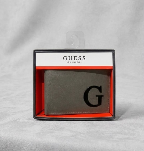 [193671535848] GUESS BILLETERA GRIS OSCURO
