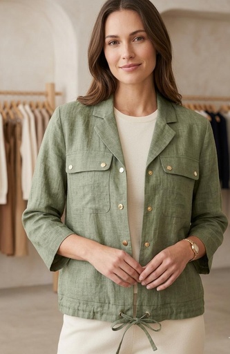 NYCC CHAQUETA VERDE OLIVO NYCC