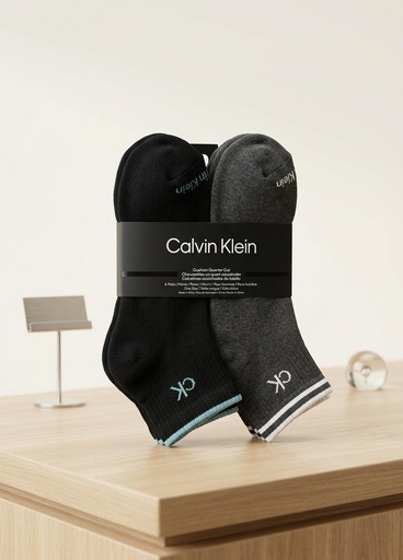 [194882172884] CALVIN KLEIN CALCETINES NEGRO 6PAR