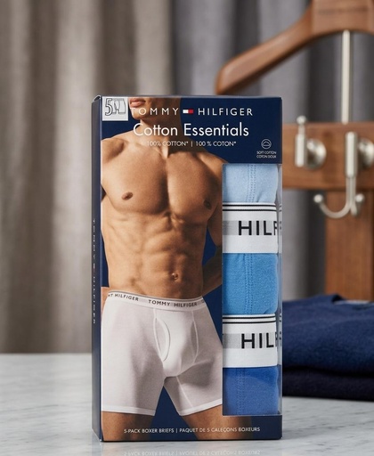 [198928006119] TOMMY BOXER 5PZS HOMBRE CLRS 198928006119