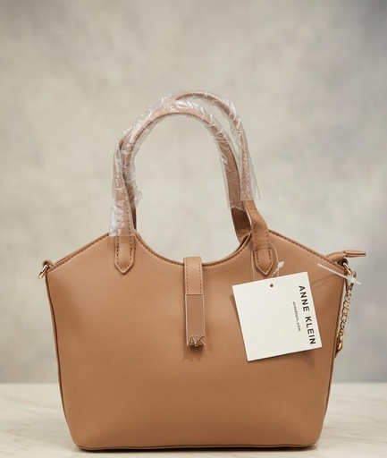 [192815136262] ANNE KLEIN CARTERA BEIGE PEQUE