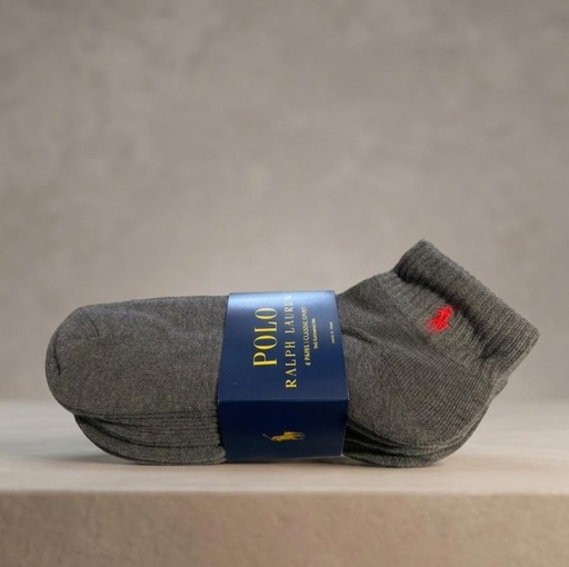 [68549T] POLO CALCETINES GRIS 6PAR