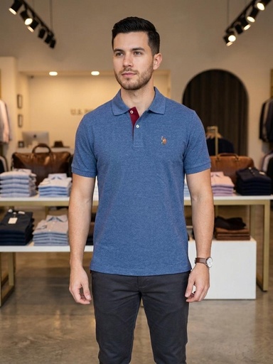 POLO CAMISETA C/P AZUL MARINO 11C92398