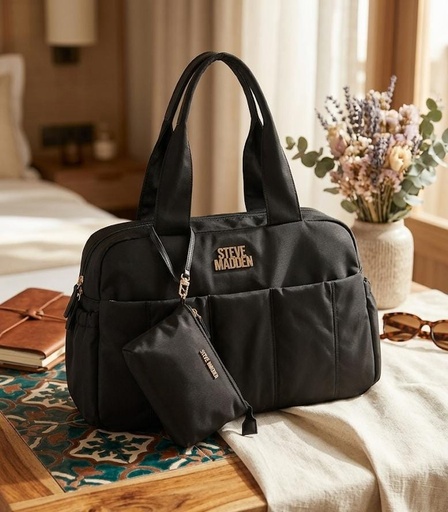 [198190079743] STEVE MADDEN MALETIN NEGRO MEDIANO